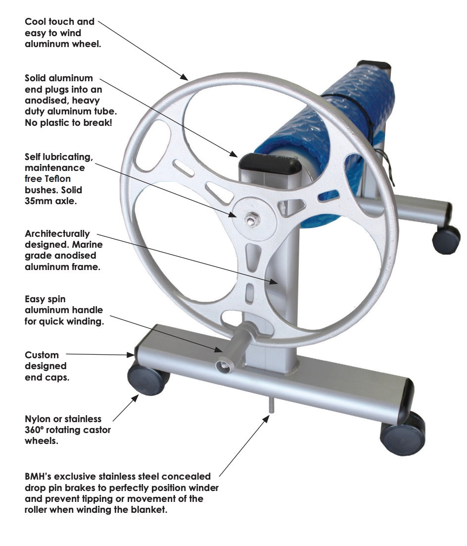 ELEGANCE SERIES SWIMMING POOL COVER REEL